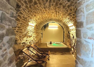 jacuzzi de la casa rural Cal Roseto de Palou
