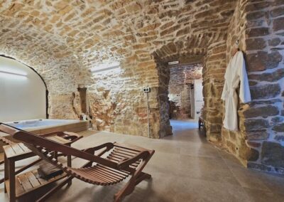 jacuzzi de la casa rural Cal Roseto de Palou