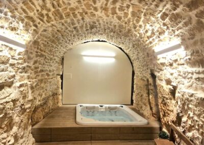 jacuzzi de la casa rural Cal Roseto de Palou
