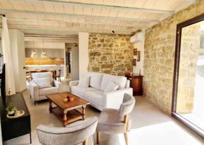 Salón en casa rural Cal Roseto de Palou
