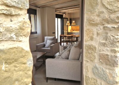 Salón en casa rural Cal Roseto de Palou